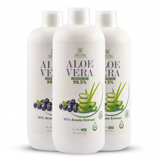 Aloe Vera gel sa ekstraktom aronije (1000ml) (2+1) ПАКЕТ